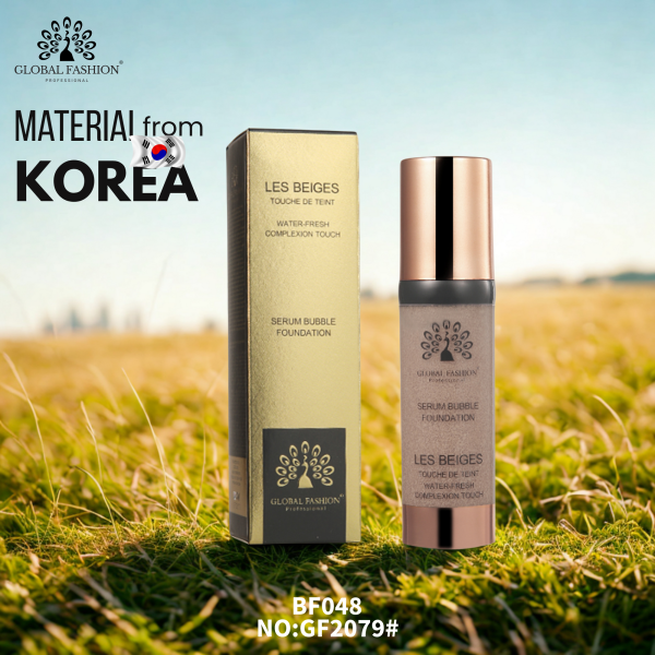 Global Fashion serum foundation preview hydrating natural glow finish كريم اساس سيروم بلمعة طبيعية