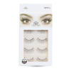 3D false eyelashes close up soft fluffy strip lashes رموش صناعية لقطة مقربة
