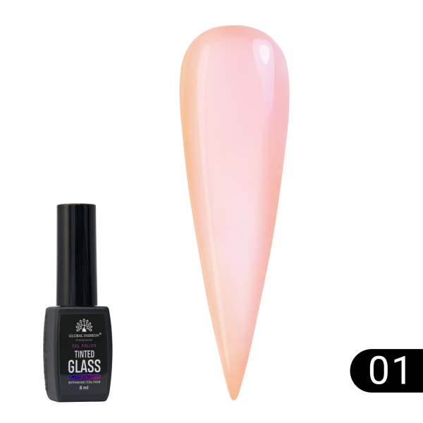 Stained glass gel polish Global Fashion 8 ml, Tinted Glass 01