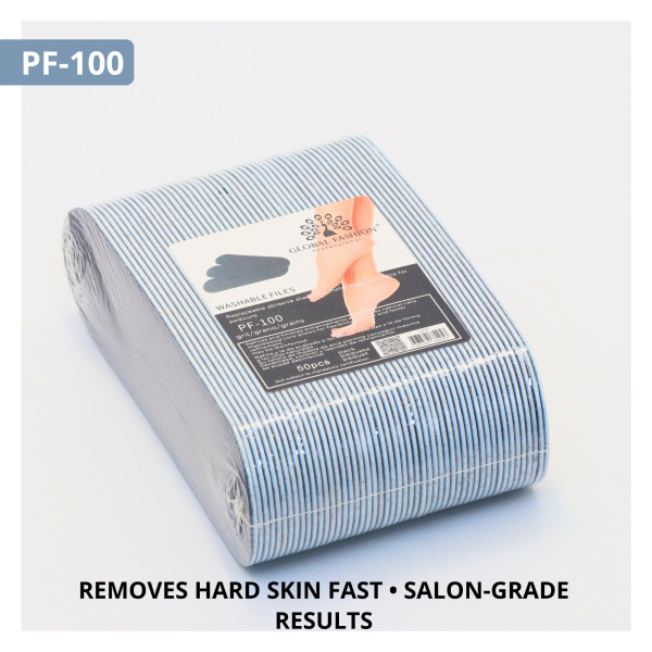 Foot File Replacement Pads 50pcs – Adhesive Refills | PF-100 Foot File Replacement Pads Callus Remover | مبرد القدم
Foot File Replacement Pads 50pcs – Adhesive Refills | PF-100 Pedicure Sandpaper Pads Adhesive Sheets | ورق برد القدم