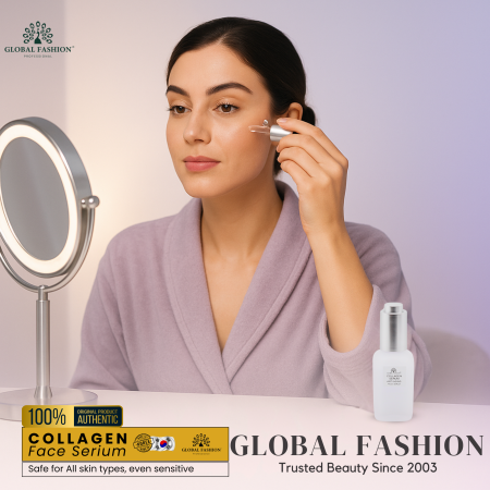 Advanced Collagen Face Serum – Firming & Hydrating Serum Close Up - Hydrating Anti Aging Facial Treatment | سيروم للوجه صورة مقربة