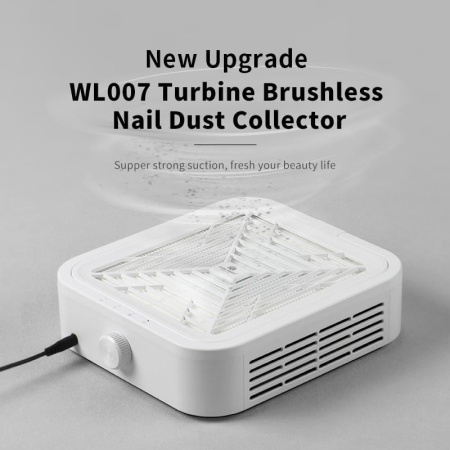 Professional Nail Dust Collector GF007 – 120W HEPA Filter Extractor for Manicure & Pedicure