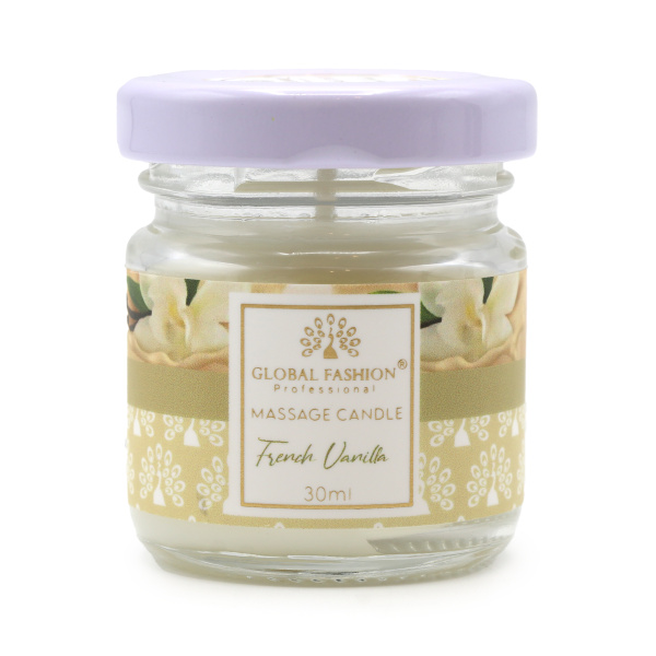 Global Fashion Moisturizing Massage Candle | 30 ml, Frenceh Vanilla