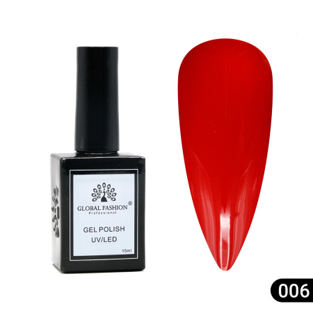 Gel polish Global Fashion, Gel polish 15 ml, 06