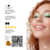 Matte gel eyeliner close up ultra fine tip colored shades ايلاينر ملون لقطة مقربة