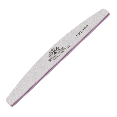 Global Fashion Nail File 100/100 – Professional Emery Board for Acrylic & Gel
