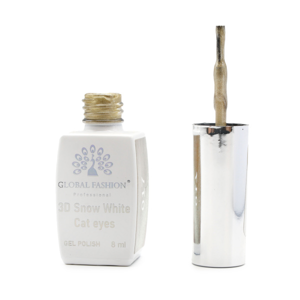 Global Fashion Cat Eye 3D Gel Polish Snow White Collection - 23 Magnetic Shades
