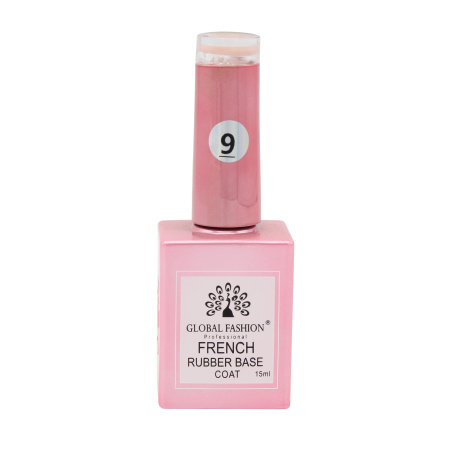 French Rubber Base Coat 15ml – Global Fashion | Professional Nail Gel Base
فرنش روبر بيس كوت 15 مل – جلوبال فاشن | بيس جل بوليش احترافي للأظافر
