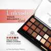 Global Fashion eyeshadow palette close up high pigment texture ظلال عيون لقطة مقربة
