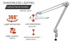 LED Nail Desk Lamp with Clamp – Adjustable Arm, Shadowless Light LED Nail Desk Lamp Close View Adjustable Light | مصباح اظافر
LED Nail Desk Lamp with Clamp – Adjustable Arm, Shadowless Light Professional Nail Lamp Detailed View Beauty Light | اضاءة مناكير
