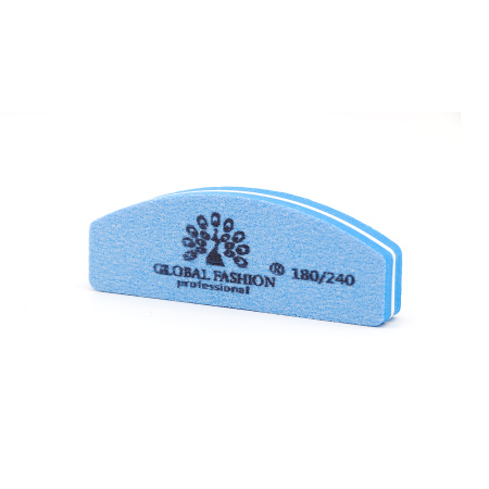 Nail buff Global Fashion 180/240 (blue)