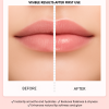 Korean lip balm close up smooth nourished lips مرطب شفاه لقطة مقربة