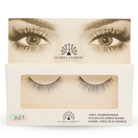 False eyelashes close up fluffy mink strip lashes رموش صناعية لقطة مقربة