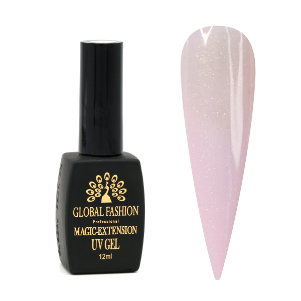 Global Fashion Gel with shimmer Magic-Extension pink, 12 ml No. 3