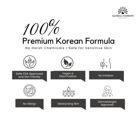 Aloe Korean hard wax for sensitive skin depilation 1000g