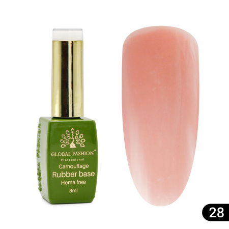 Camouflage base for nails, Hema free, 8 ml 28