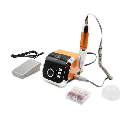 Manicure and pedicure machine BSDQ-613 Bee Nails, 45000 rpm and 65 watts, orange