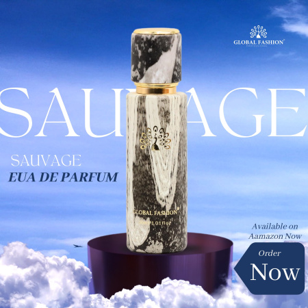 Sauvage Eau de Parfum 30ml – Men’s Bold EDP Perfume 30ml Close Up - Premium Eau de Parfum Spray Bottle | عطر 30 مل صورة مقربة