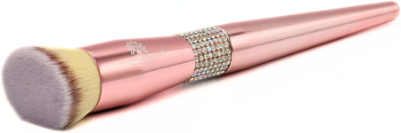 Rose Gold Foundation, Concealer, Powder, Blush and Eyeshadow Brush Close Up - High Density Synthetic Vegan Bristles | فرش مكياج احترافية شعيرات ناعمة