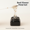 HEMA-Free Builder Flower Gel 8ml by Global Fashion – Real Dried Floral Petals, UV/LED Cure