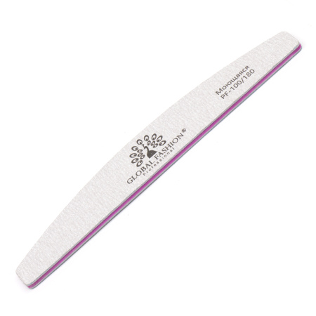 Nail file Global Fashion 100/180 gray