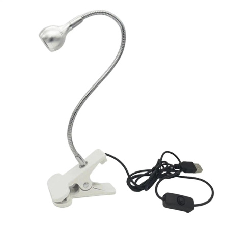Mini UV/LED Nail Dryer 3W  – Professional Gel Lamp with Climp | Silver 50w uv led gel nail lamp cordless manicure tool جهاز اظافر احترافي