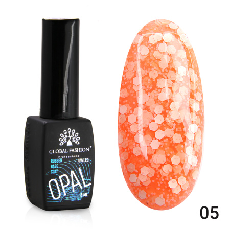 Rubber base Snow flakes Global Fashion 8 ml, 05