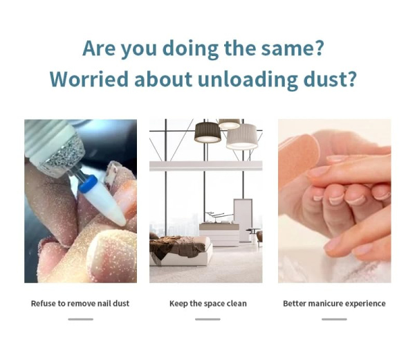 60W Nail Dust Collector 6000RPM HEPA Vacuum | شفاط غبار الاظافر
Professional Electric Nail Dust Extractor Machine | جهاز شفط اظافر