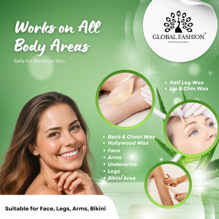 Roll-On Wax Cartridge 400ml – Hair Removal | Aloe Vera Wax Cartridge Close View Hair Removal | شمع رول
Roll-On Wax Cartridge 400ml – Hair Removal | Aloe Vera Paraffin Wax Detailed View Skin Care | شمع بارافين