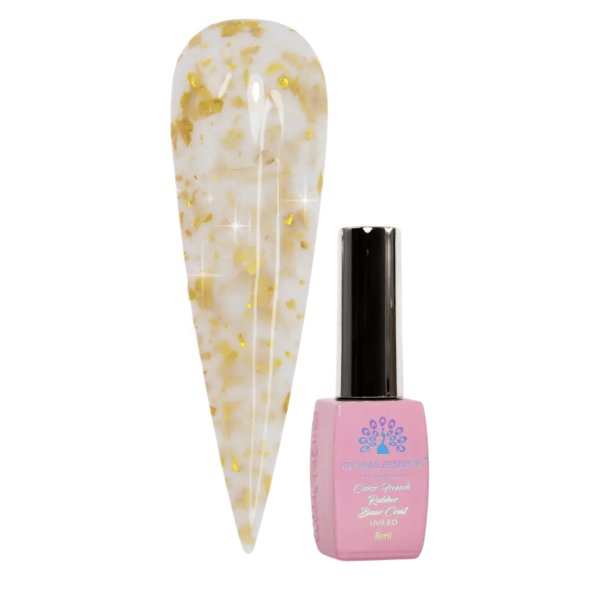 Chrome Flake Nail Base 8ml – Semi-Transparent Foil | Preview
قاعدة أظافر كروم فليك 8 مل – تأثير رقائق شفاف | عرض مسبق
