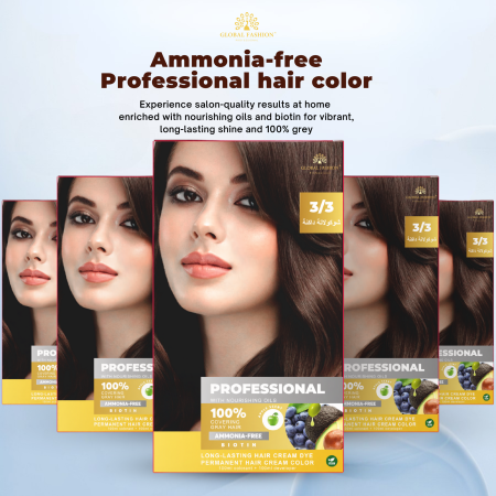 Hair dye close up smooth creamy texture صبغة شعر لقطة مقربة