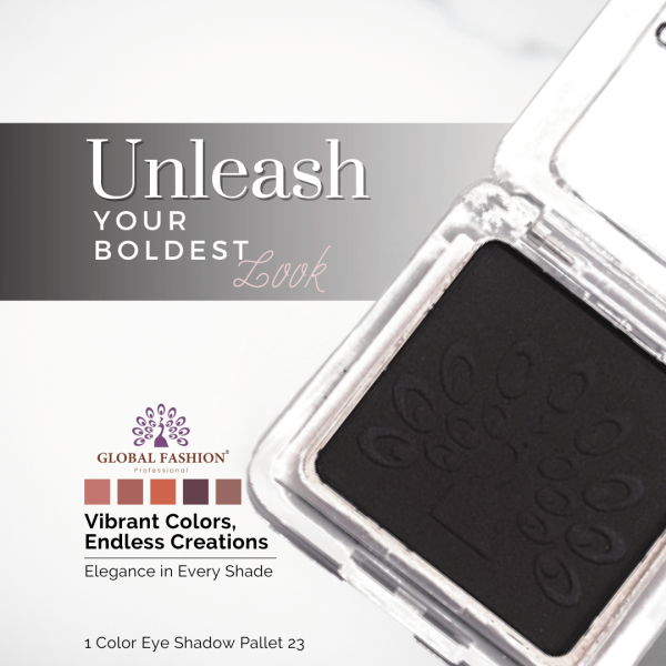 Global Fashion single eyeshadow preview matte shimmer finish ظلال عيون