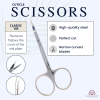 Global Fashion Manicure Scissors | Detailed Professional Nail Scissors Straight & Curved
مقص مانيكير جلوبال فاشن | مقص أظافر احترافي مستقيم ومنحني بالتفصيل
