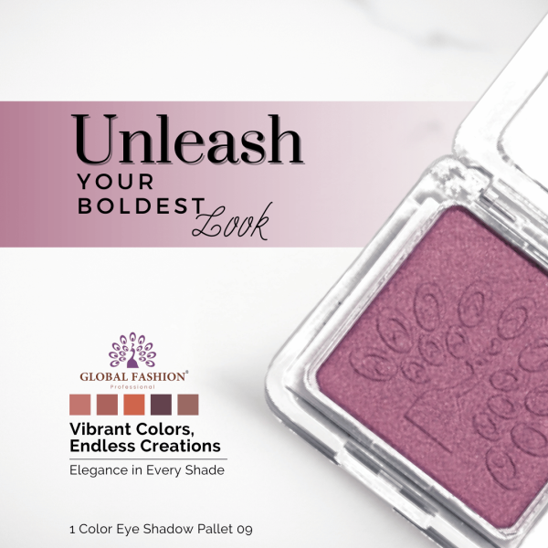 Global Fashion single eyeshadow preview matte shimmer finish ظلال عيون