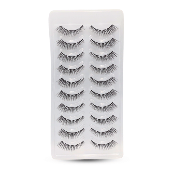 6D wispy mink false eyelashes fluffy cat eye fox eye رموش صناعية 6D