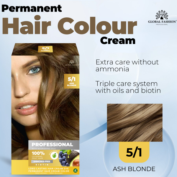 Hair color cream preview vibrant shade grey coverage صبغة شعر