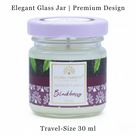 Global Fashion Massage Candle – 30 ml Aromatherapy Spa Candle in 21 Scents