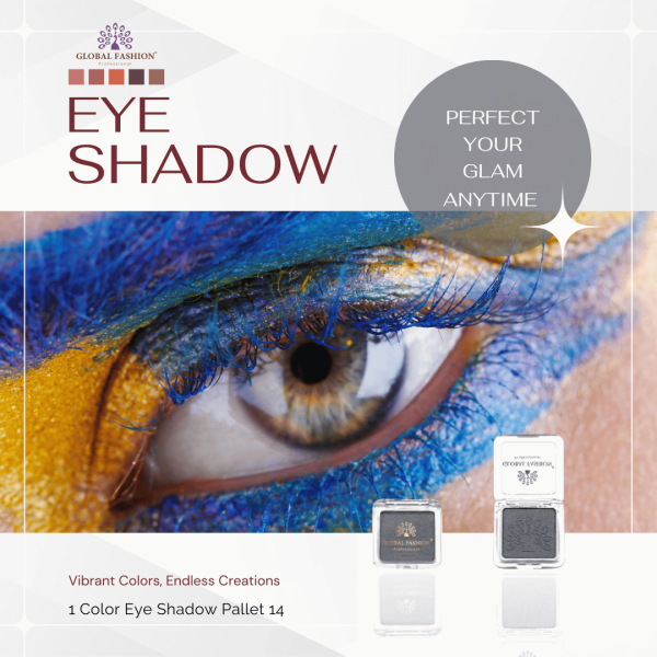 Global Fashion single eyeshadow preview matte shimmer finish ظلال عيون