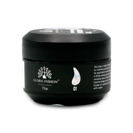 Global Fashion Starry Night Builder Gel – 15g | Professional Nail Extension Gel
جل بيلدر ستاري نايت من جلوبال فاشن – 15 جرام | جل تمديد أظافر احترافي
