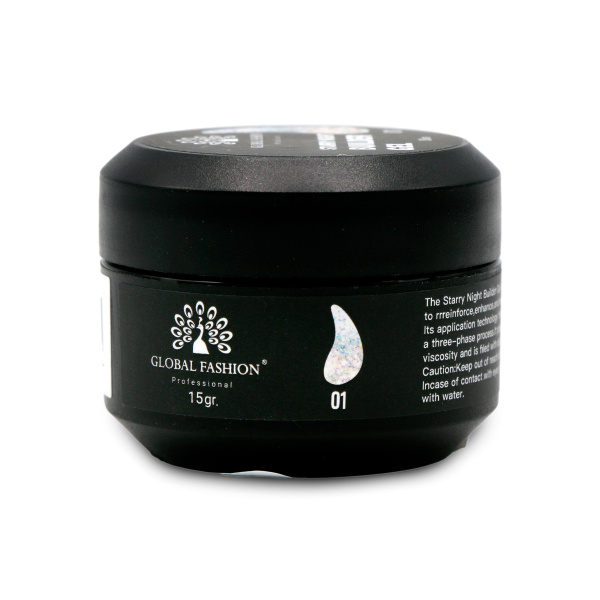Starry Night Builder Gel – Global Fashion | 8 Shimmer Nail Colors
ستاري نايت بيلدر جل – جلوبال فاشن | 8 ألوان براقة للأظافر
