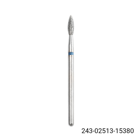 Diamond Cuticle Bit Flame Blue Notch 243025B