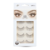 3D false eyelashes close up soft fluffy strip lashes رموش صناعية لقطة مقربة