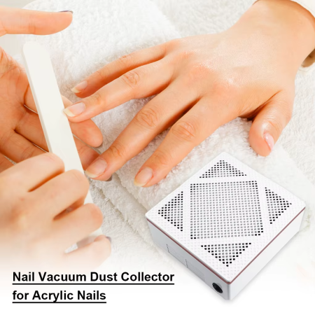 60W Nail Dust Extractor 7 Blade Close View | جهاز شفط غبار احترافي
Professional Nail Vacuum Cleaner Detailed View | مكنسة اظافر