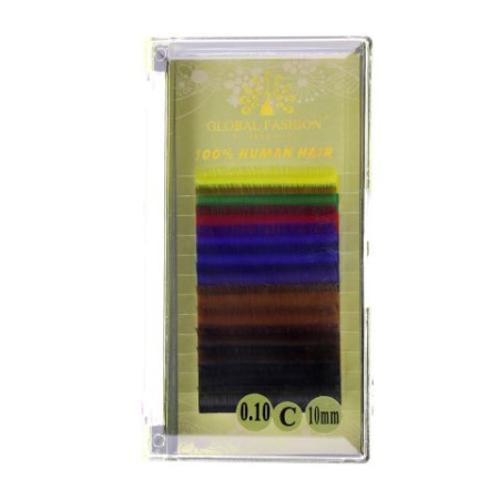 Eyelashes for extension Global Fashion 10 mm C 0.10