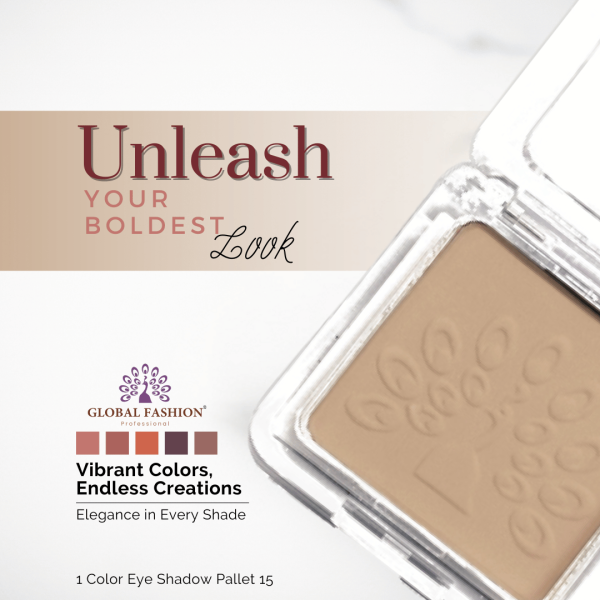 Global Fashion single eyeshadow preview matte shimmer finish ظلال عيون