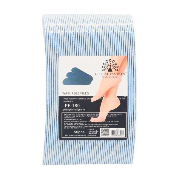 Foot File Replacement Pads 50pcs – Adhesive Refills | PF-180 Foot File Replacement Pads Callus Remover | مبرد القدم
Foot File Replacement Pads 50pcs – Adhesive Refills | PF-180 Pedicure Sandpaper Pads Adhesive Sheets | ورق برد القدم
