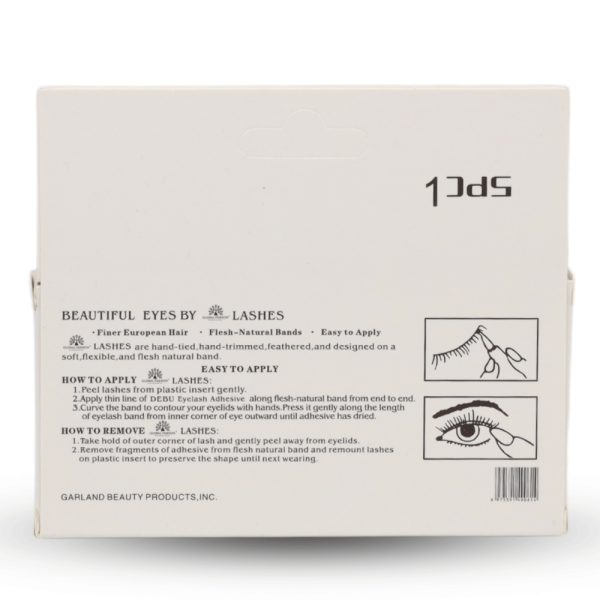 2 pcs wispy mink false eyelashes cat eye fox eye رموش صناعية طبيعية