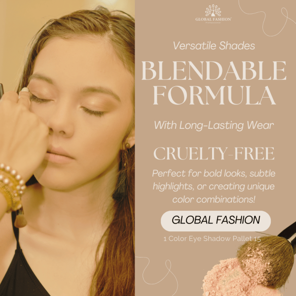 Global Fashion single eyeshadow preview matte shimmer finish ظلال عيون