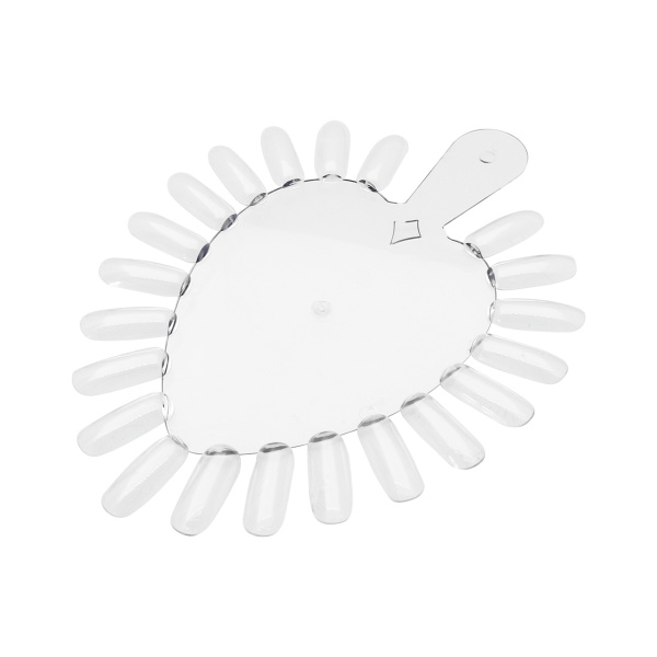 Palette for paints Heart (transparent) 10 pcs