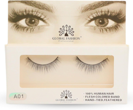 False eyelashes close up fluffy mink strip lashes رموش صناعية لقطة مقربة